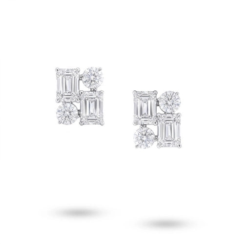 J'ENCHANTE · The Facette Quartet Earrings (Pair)