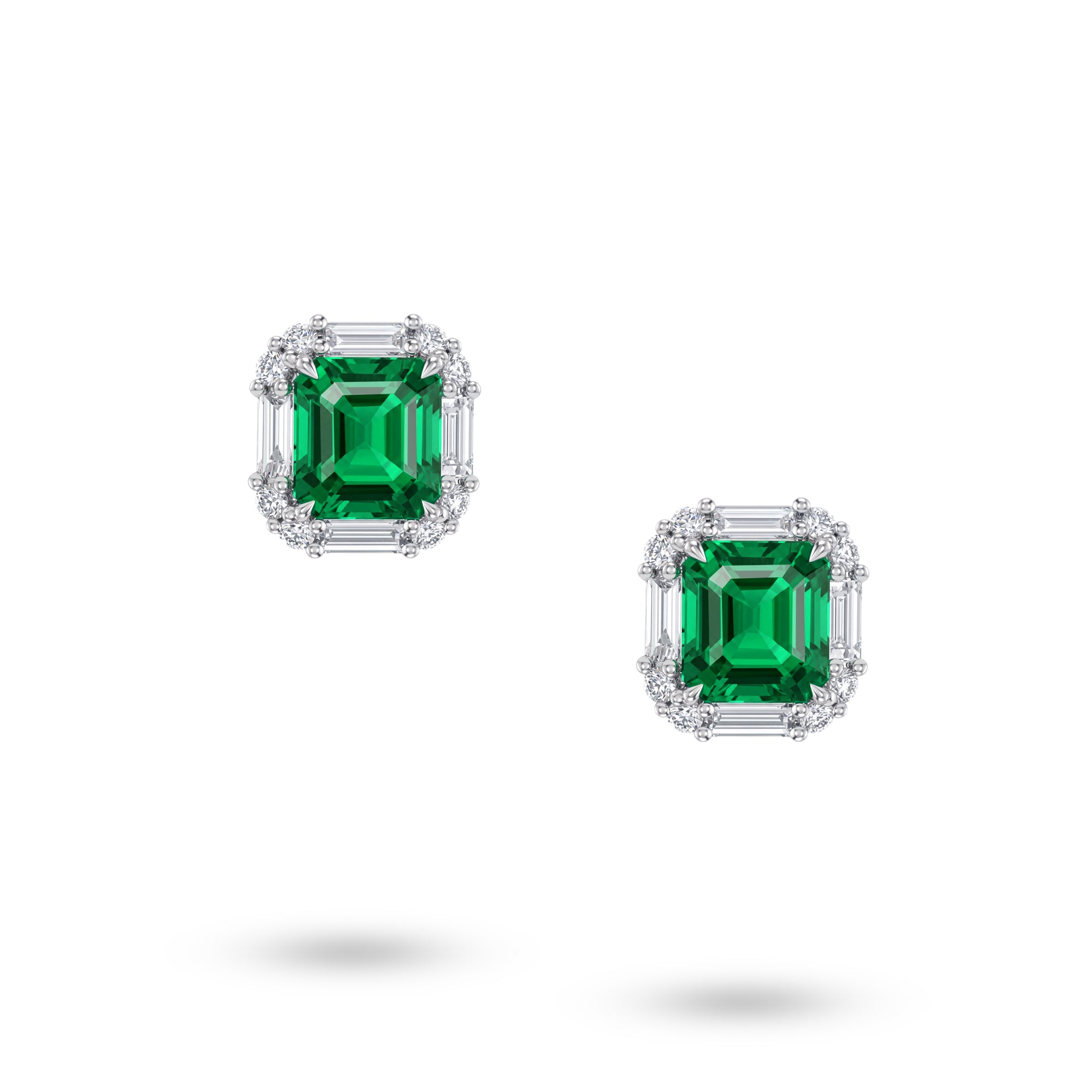 IRISÉE · The Facette Emerald Earrings (Pair)