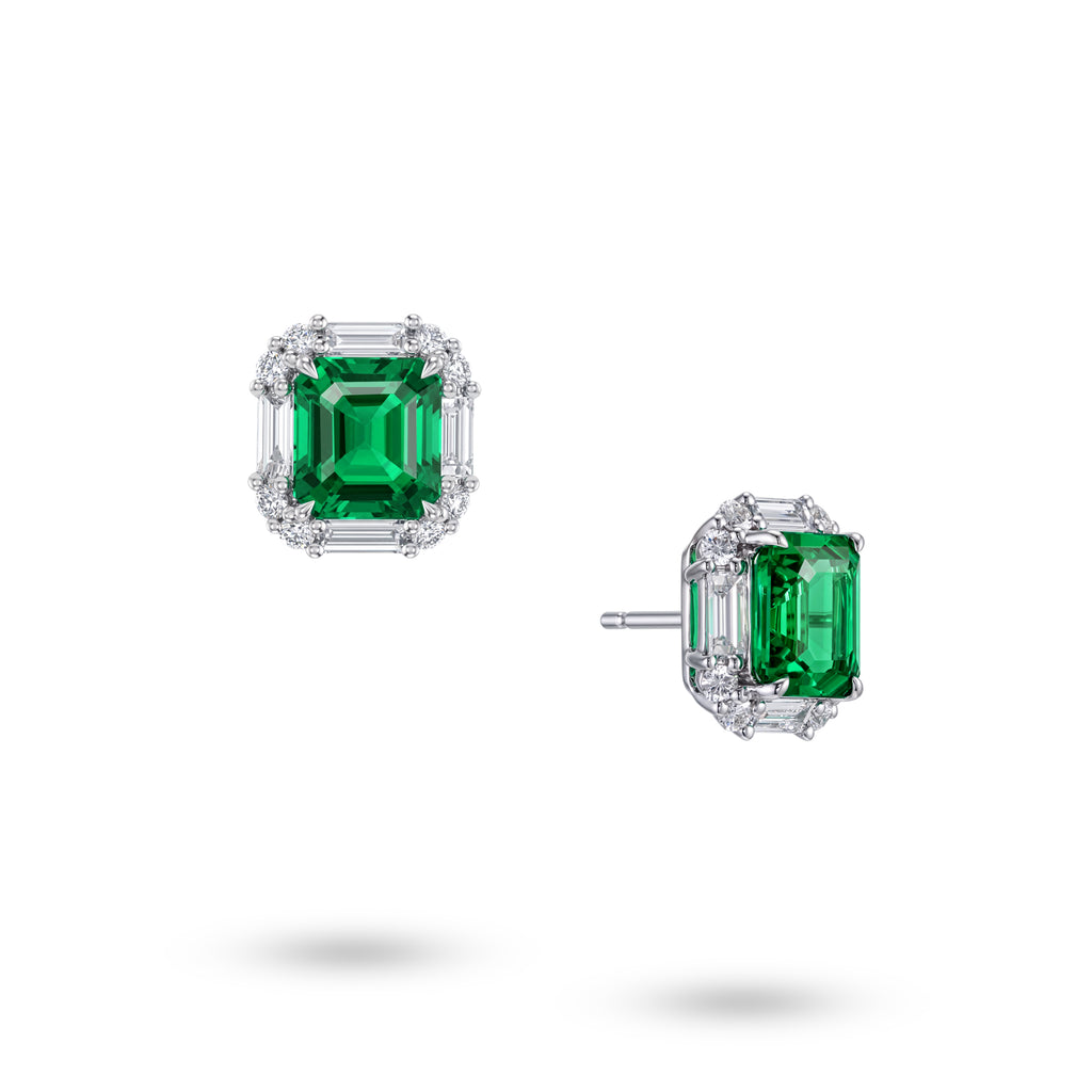 IRISÉE · The Facette Emerald Earrings (Pair)