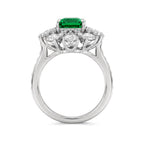 IRISÉE · The Facette Emerald Halo Ring