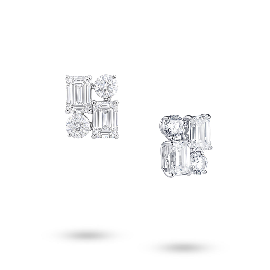 J'ENCHANTE · The Facette Quartet Earrings (Pair)